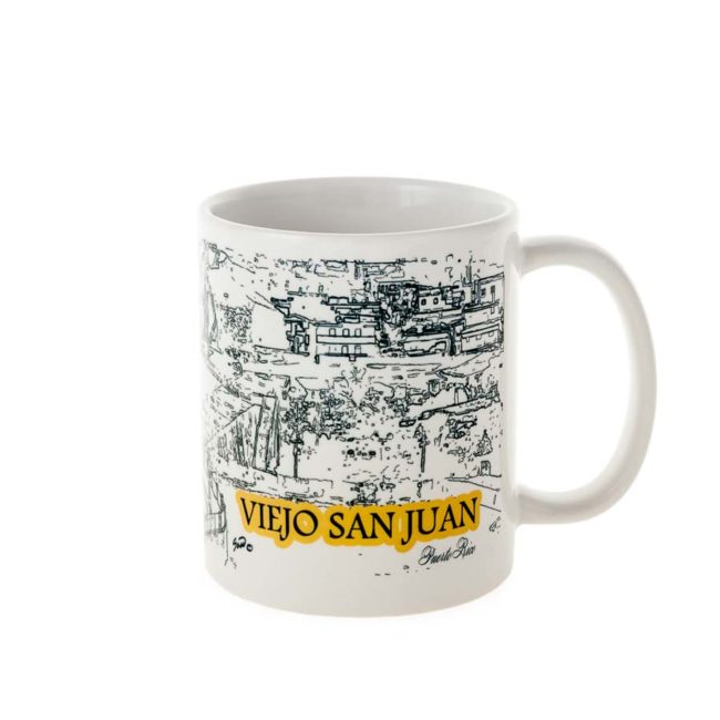 Mug with print of Old San Juan